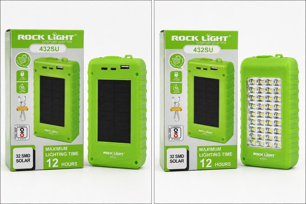 SOLAR POWERBANK WITH EMERGENCY LIGHT