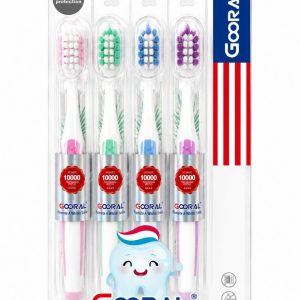 Soft Bristle Toothbrush Set – (Pack of 4)