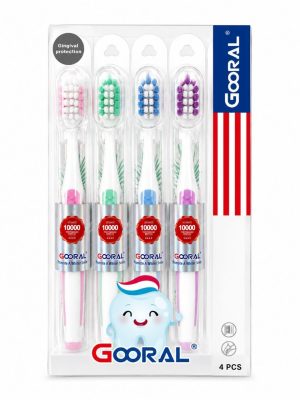 Soft Bristle Toothbrush Set – (Pack of 4)