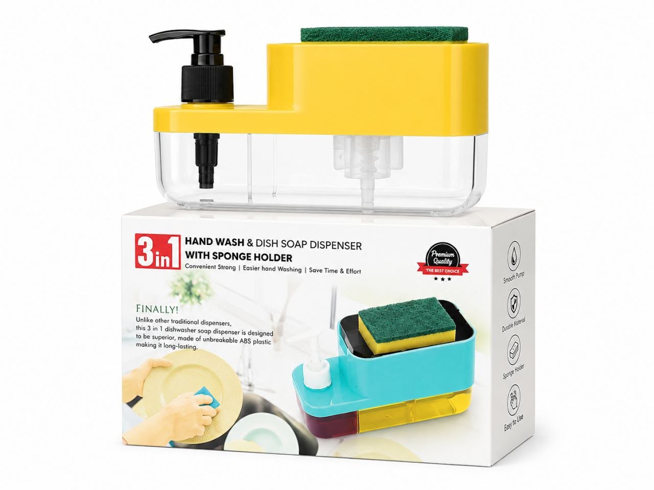 HAND WASH & DISH DISPENSER
